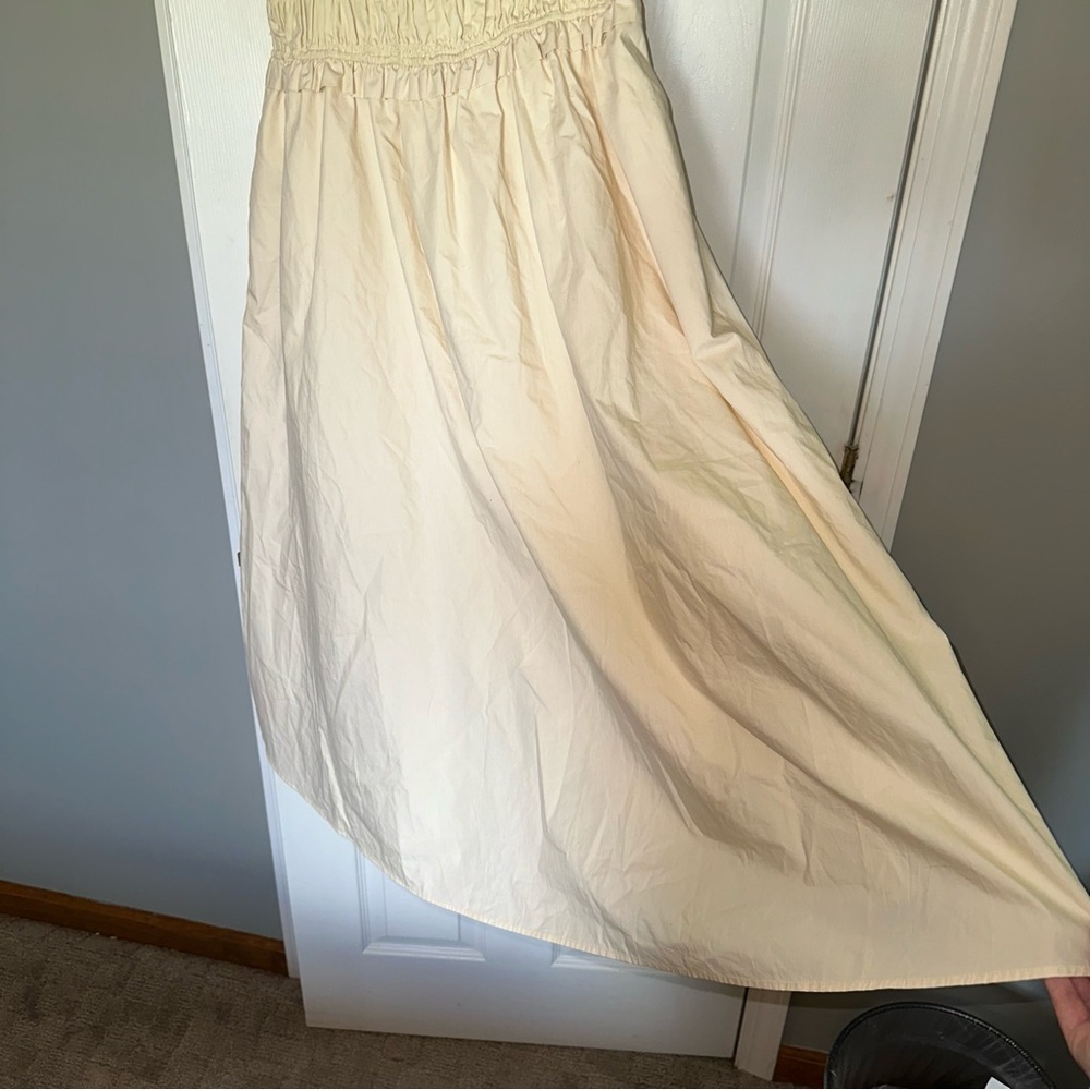 English Factory Cream Ruffled Smocked Sundress - Picture 3 of 16
